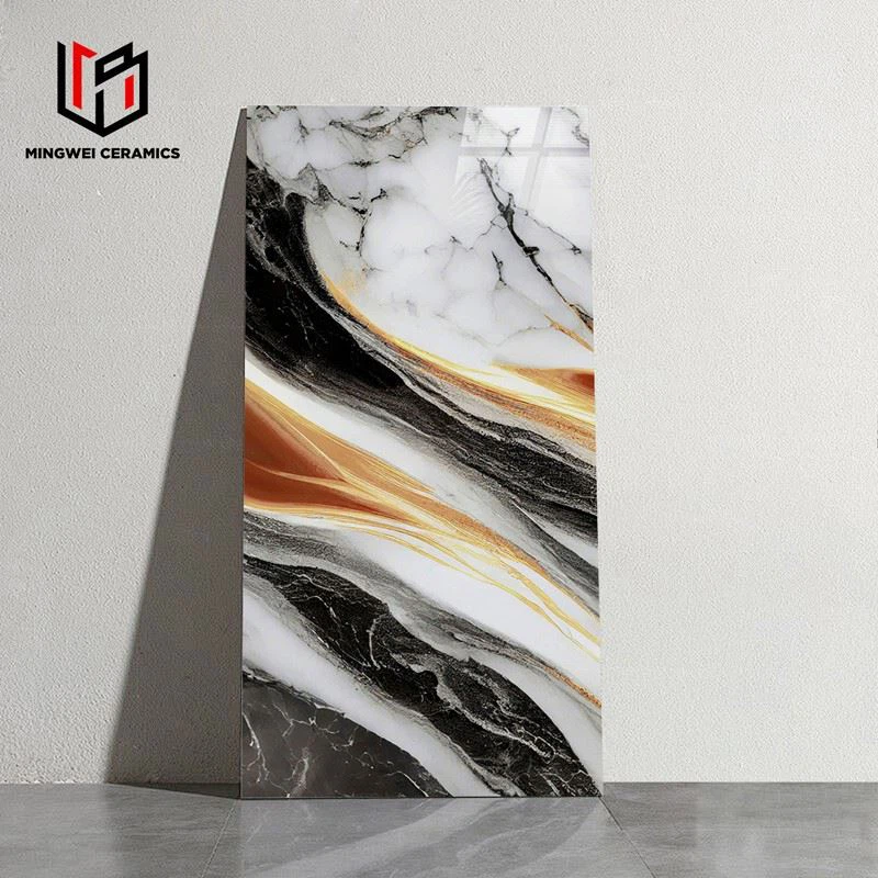 Colorful Glazed Polished Gold Tiles