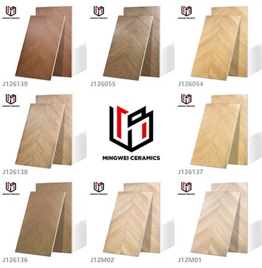 600*1200fish Bone Wood Grain Seramic Jubin