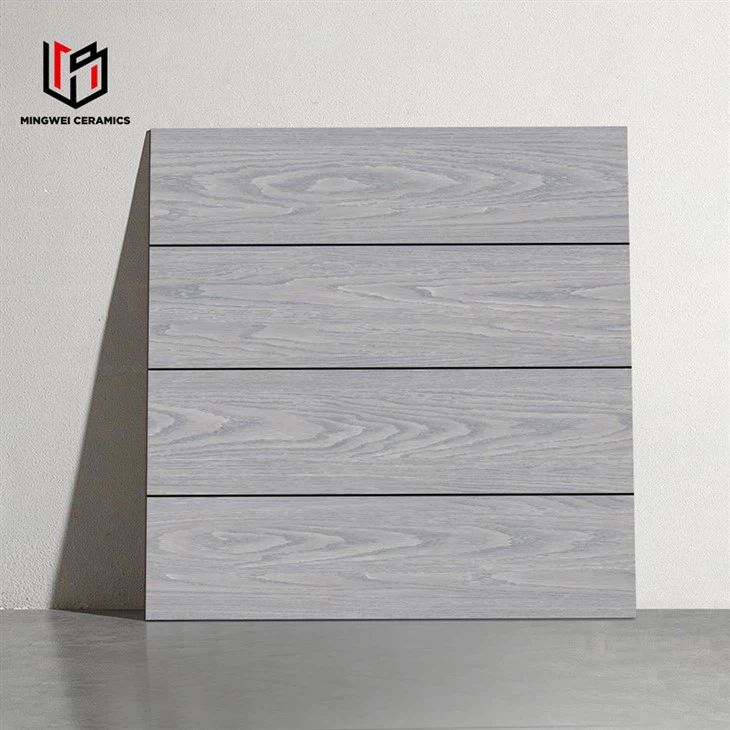 Kayu anti slip slip Matt menyelesaikan jubin porselin